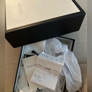 Gucci Calfskin Matelasse GG Marmont Mini Bag Black